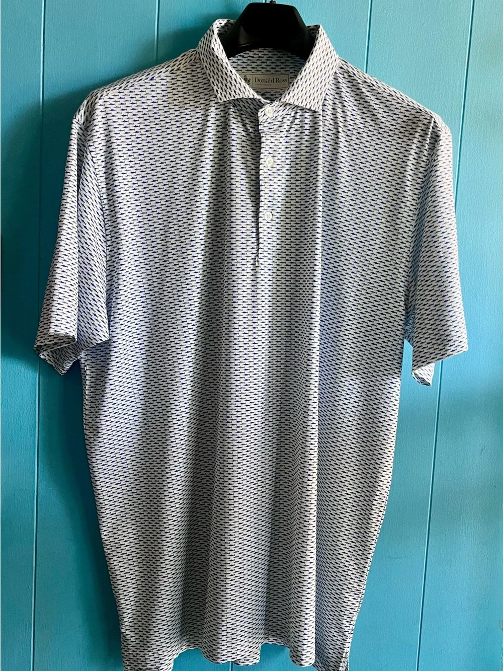 ⛳️ Donald Ross Men's White Golf Polo PGA WEST